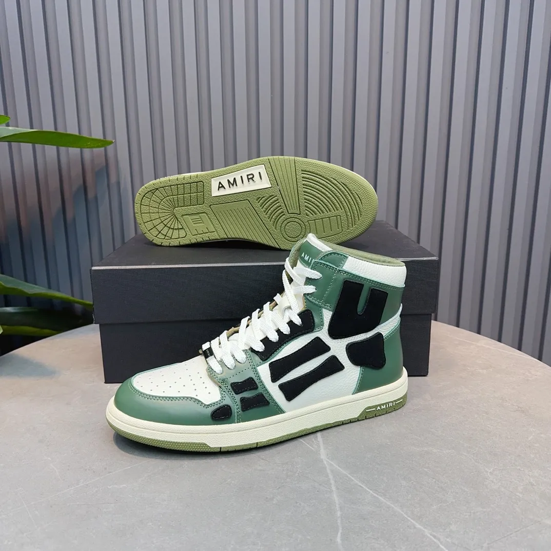 Men's shoes💰620💰 AMIRI AMIRI trendy brand hot sale🔥 Available all year round✅Couples💑 Official website synchronization Imported fabrics 1⃣️ratio 1⃣️Re-engraved, original factory special original sole, 35-45 (38.45. Non-refundable)